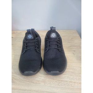 Bruno Marc Men's Slip On Walking Shoes Black Size 7.5